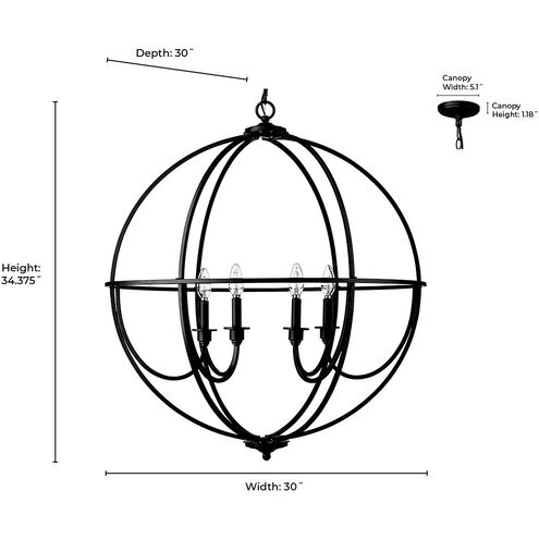 Artemis 6 Light 30 inch Polished Nickel Chandelier Ceiling Light